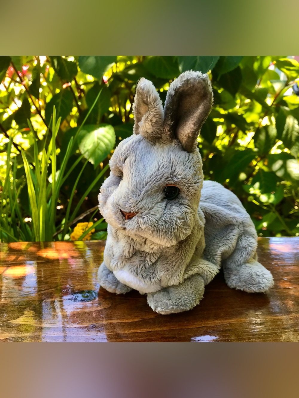 2009 FURREAL Friends Grey Animatronic Movement Sound Bunny Rabbit Plush Toy - Picture 5 of 16